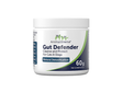 Front of jar of AnimalBiome's Gut Defender on a white background